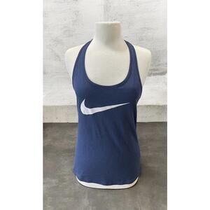 Nike Dri-Fit Women’s Size Medium Blue Racerback Tank Top Active Summer Wear